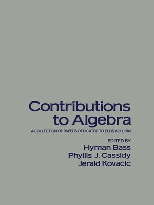 cover image of Contributions to Algebra